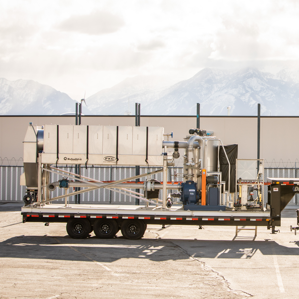 Rotary Drum Thickener Onsite - Large