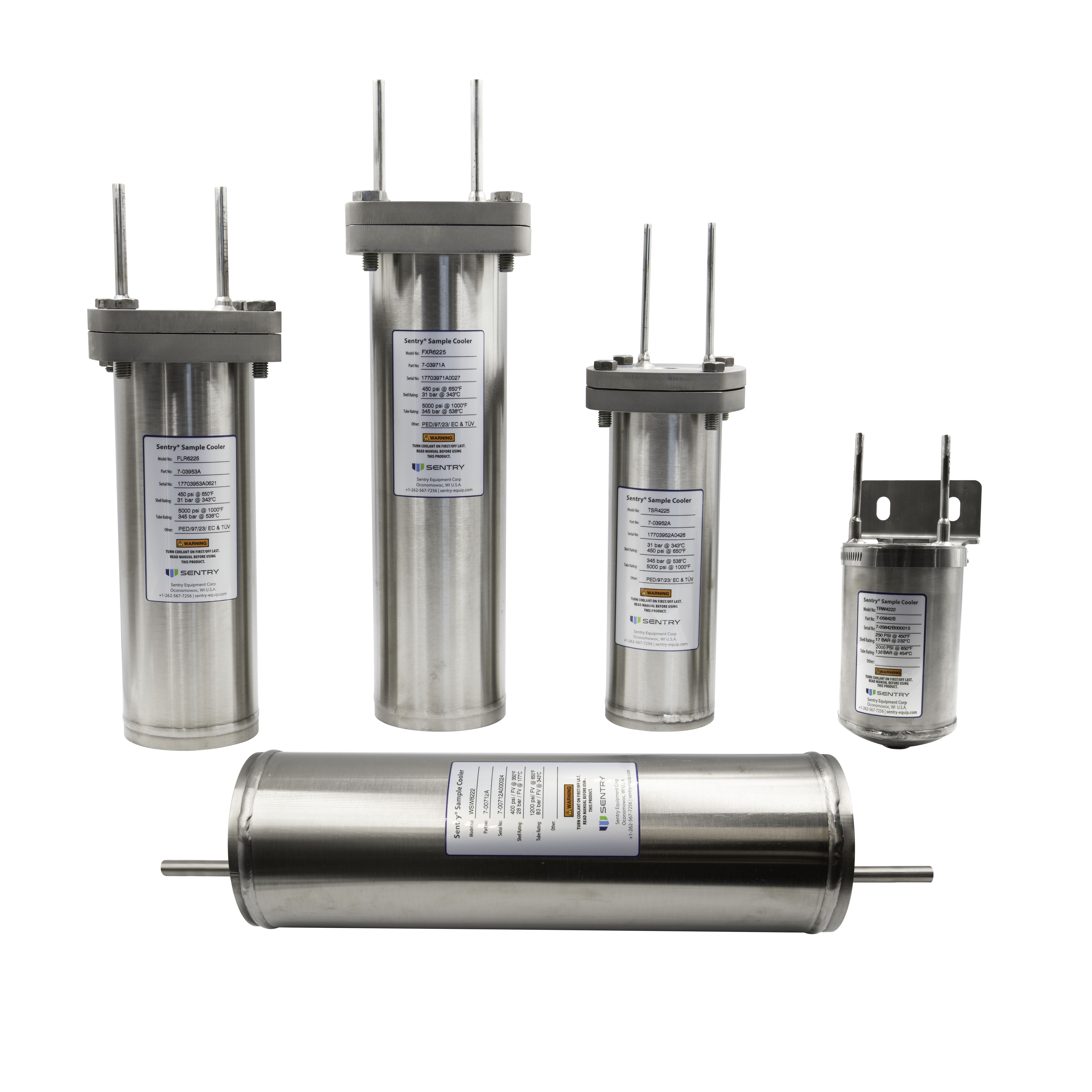 Sample Cooler Product Family - FLR, FXR, TSR, & WSW