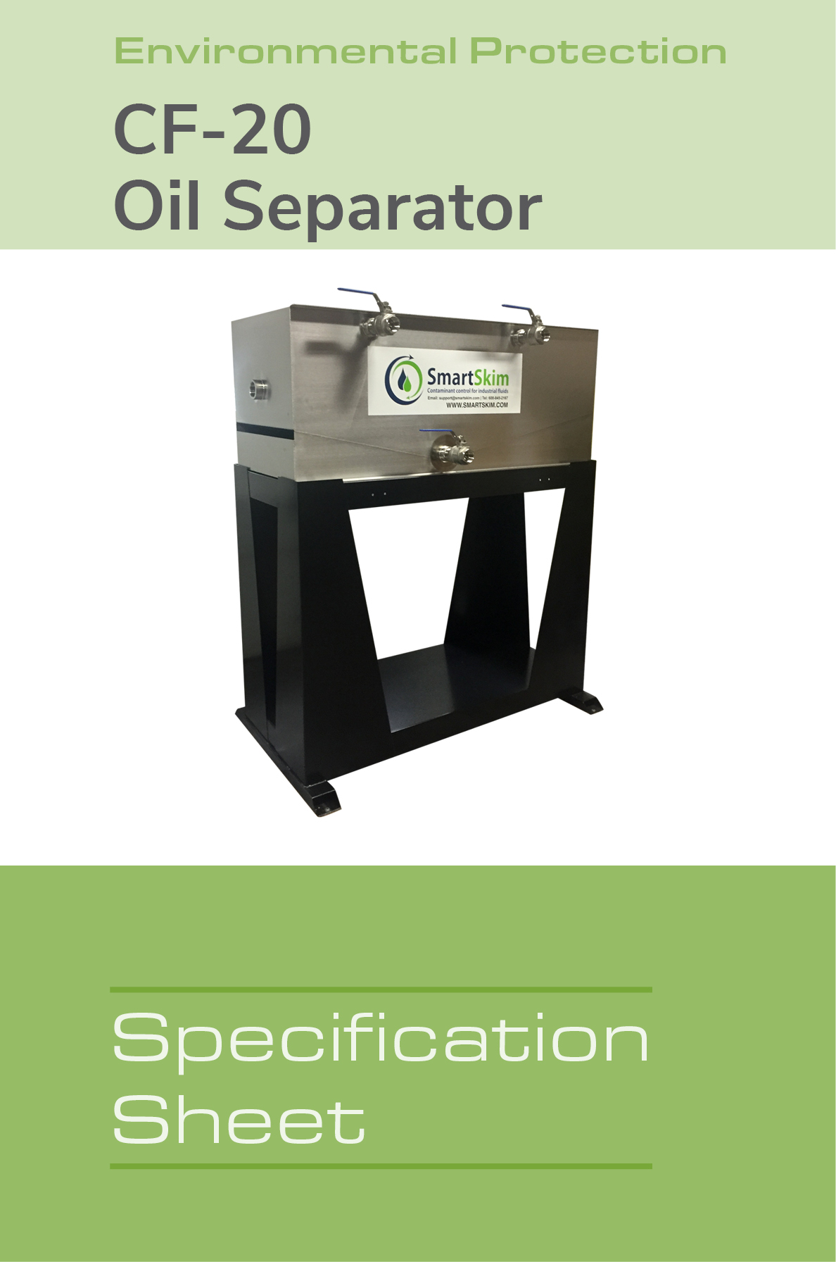 Image of CrossFlow Oil Separator Spec Sheet