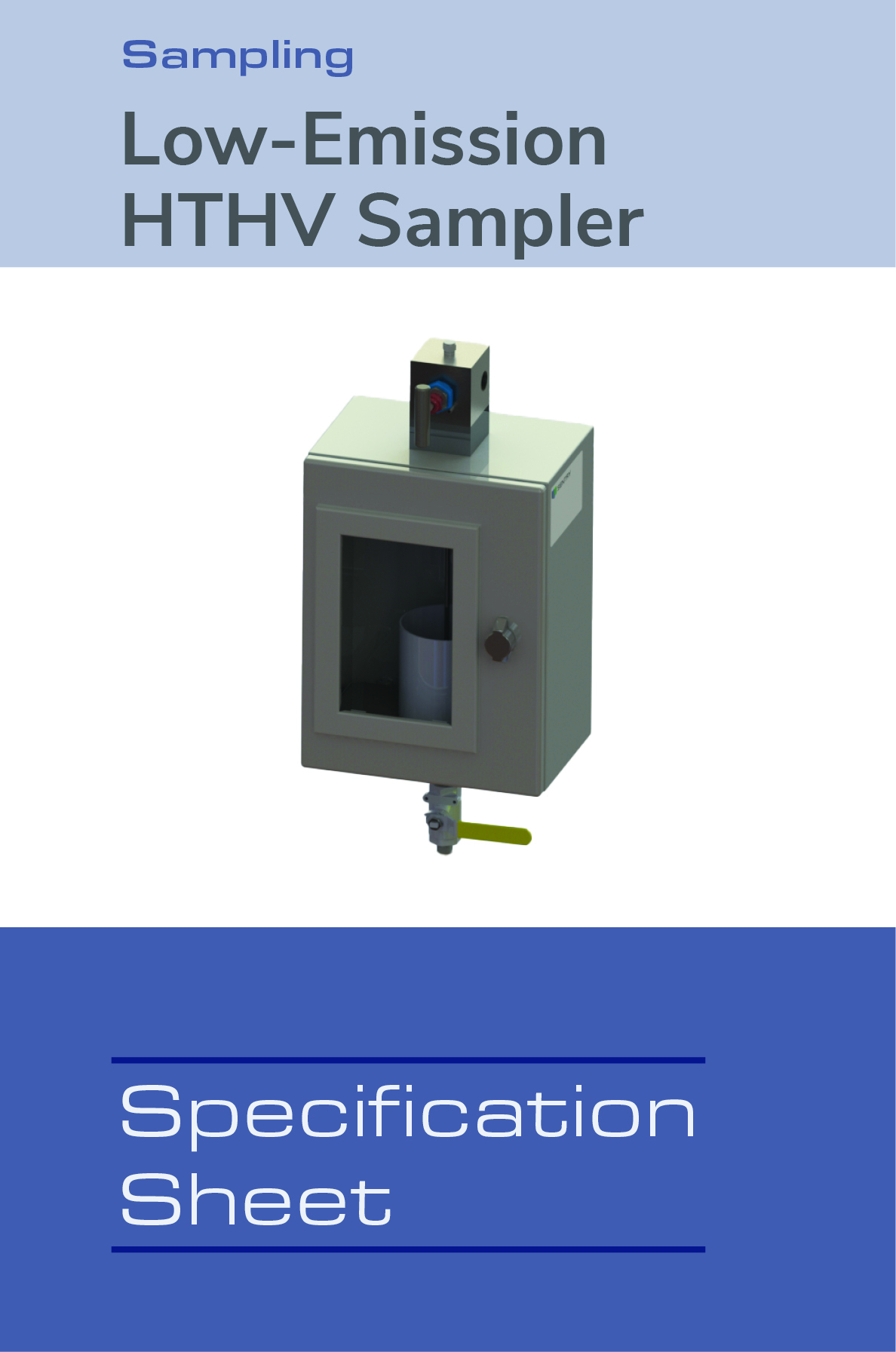 Image of Model HTHV Sampler Spec Sheet