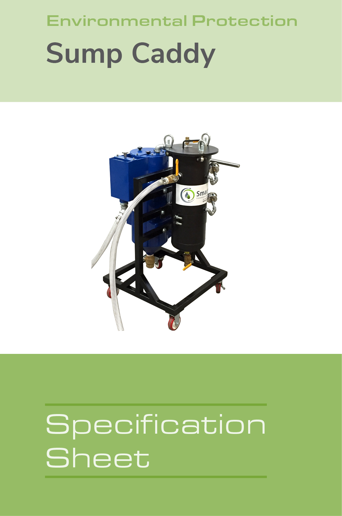 Image of Sump Caddy Portable System Spec Sheet