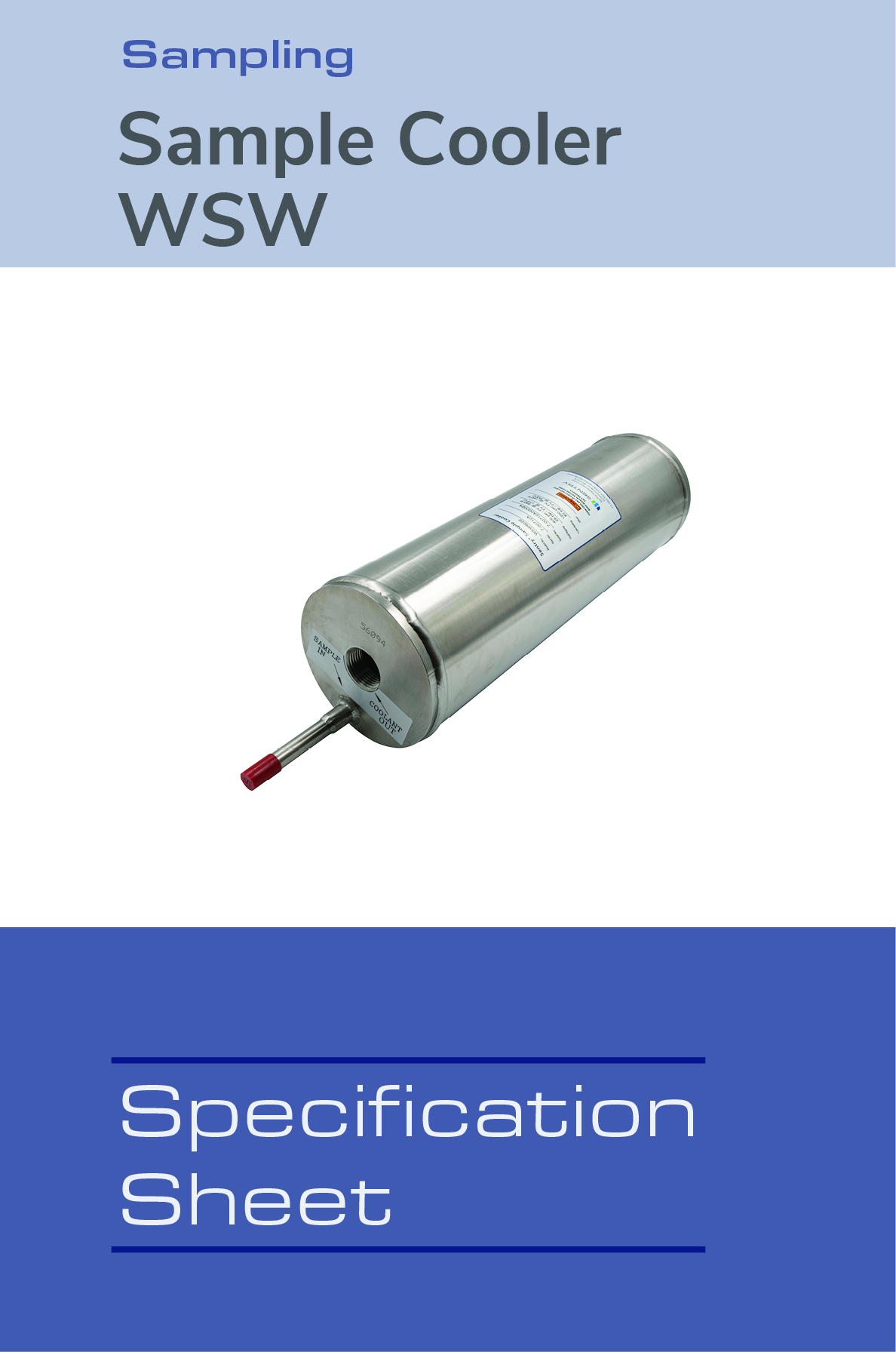 Image of WSW Sample Cooler Spec Sheet