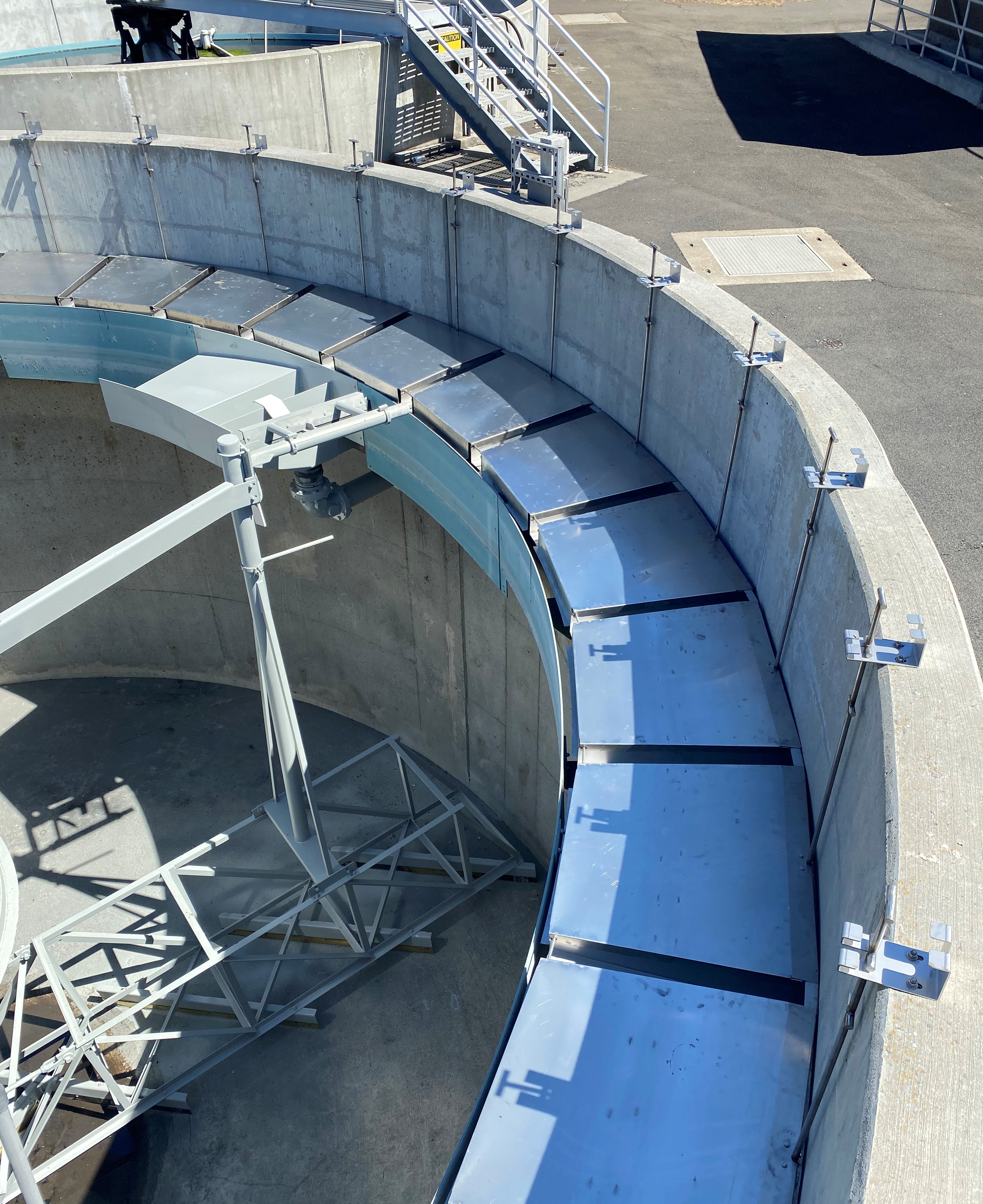 Launder Covers on Site